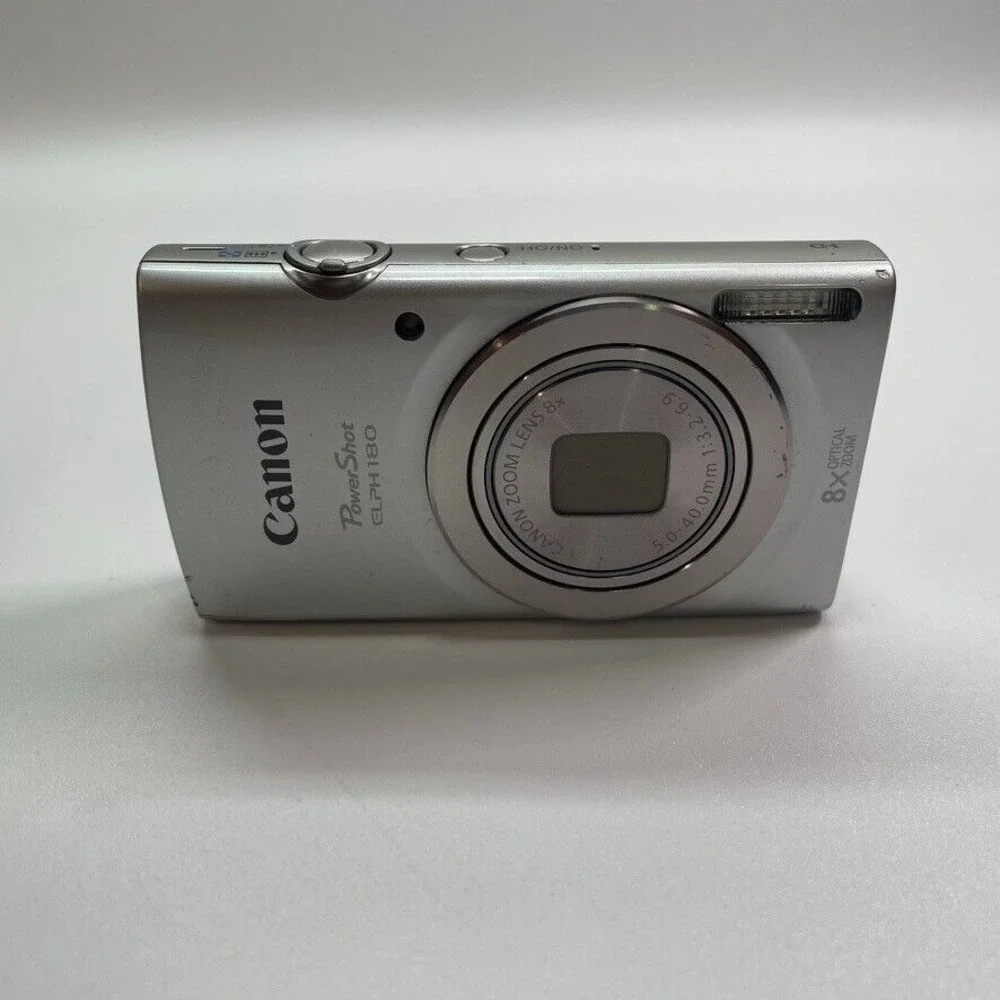 CANON PowerShot ELPH 180 DIGITAL CAMERA PC2275‎ 8X ZOOM - Tested and Working!